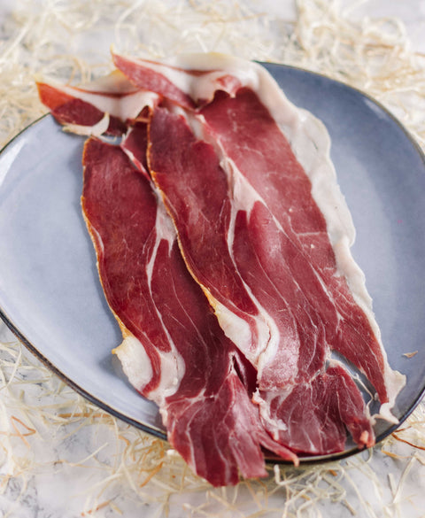 Jambon cru Porc Noir de Bigorre en tranches - 100gr