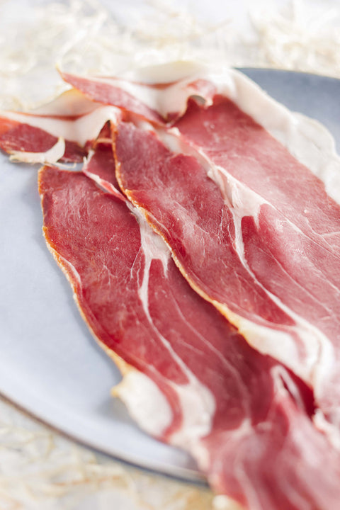 Jambon cru Porc Noir de Bigorre en tranches - 100gr