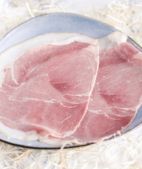 Jambon cuit Porc Noir de Bigorre en tranches sans sel nitrité - 125 gr