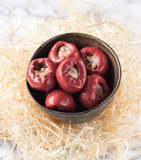 Poivrons farcis aux anchois et câpres - 200gr