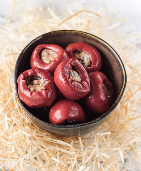 Poivrons farcis aux anchois et câpres - 200gr