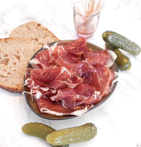 Jambon cru Pata Negra 100% Bellota en tranches (48 mois)- 100gr