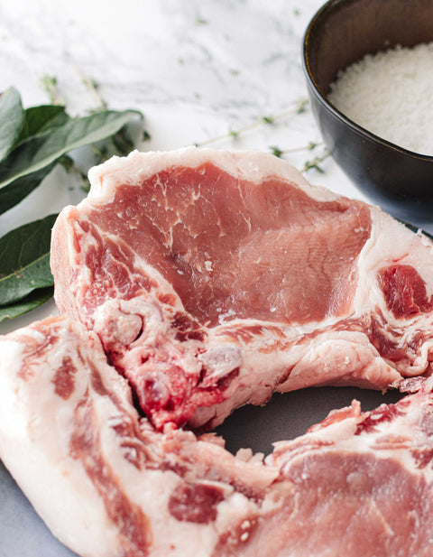 Côtes filet de Porc Noir de Bigorre x2