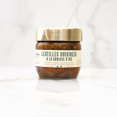 Lentilles artisanales à la graisse d'oie