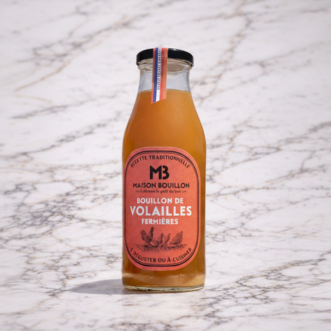 Bouillon de volaille artisanal Maison Bouillon, base culinaire naturelle
