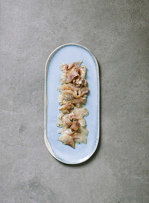 Mulet fumé tranché au poivre de Timut - Fumette