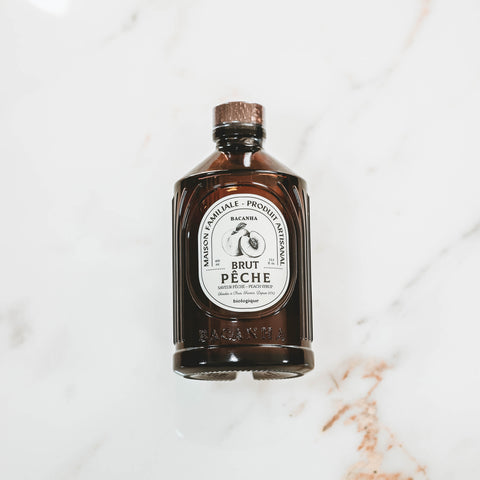 Sirops artisanaux bio Bacanha en bouteilles