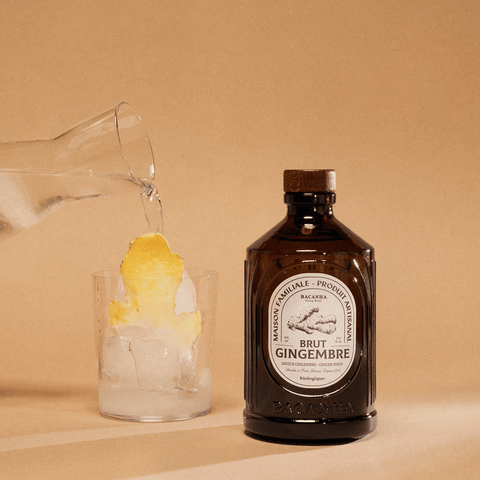 Sirop artisanal bio Bacanha au gingembre