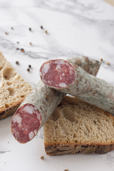 Saucisse sèche d'Aveyron hachée au couteau - 250 grs