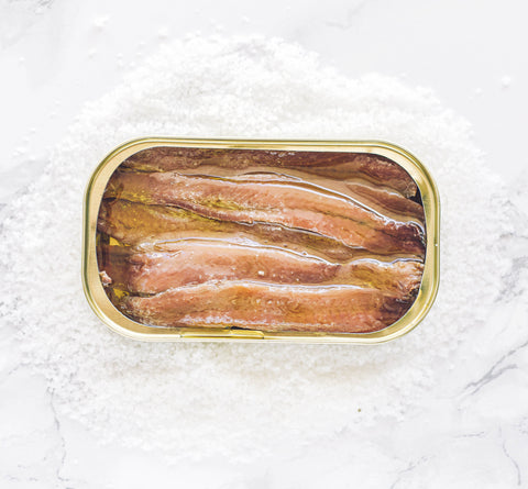 Anchois de Cantabría Don Bocarte à l'huile d'olive vierge exta Bio.